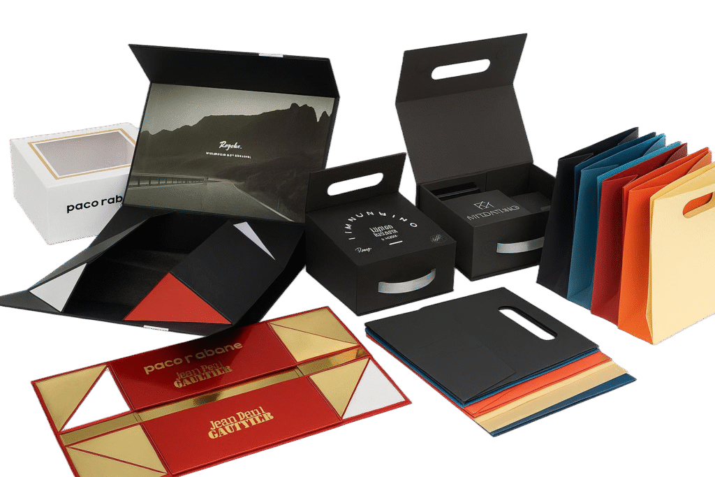 Caixas dobráveis personalizadas