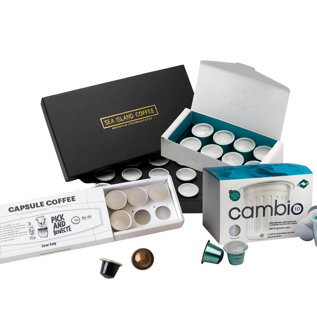 Индивидуальные коробки для кофейных капсул