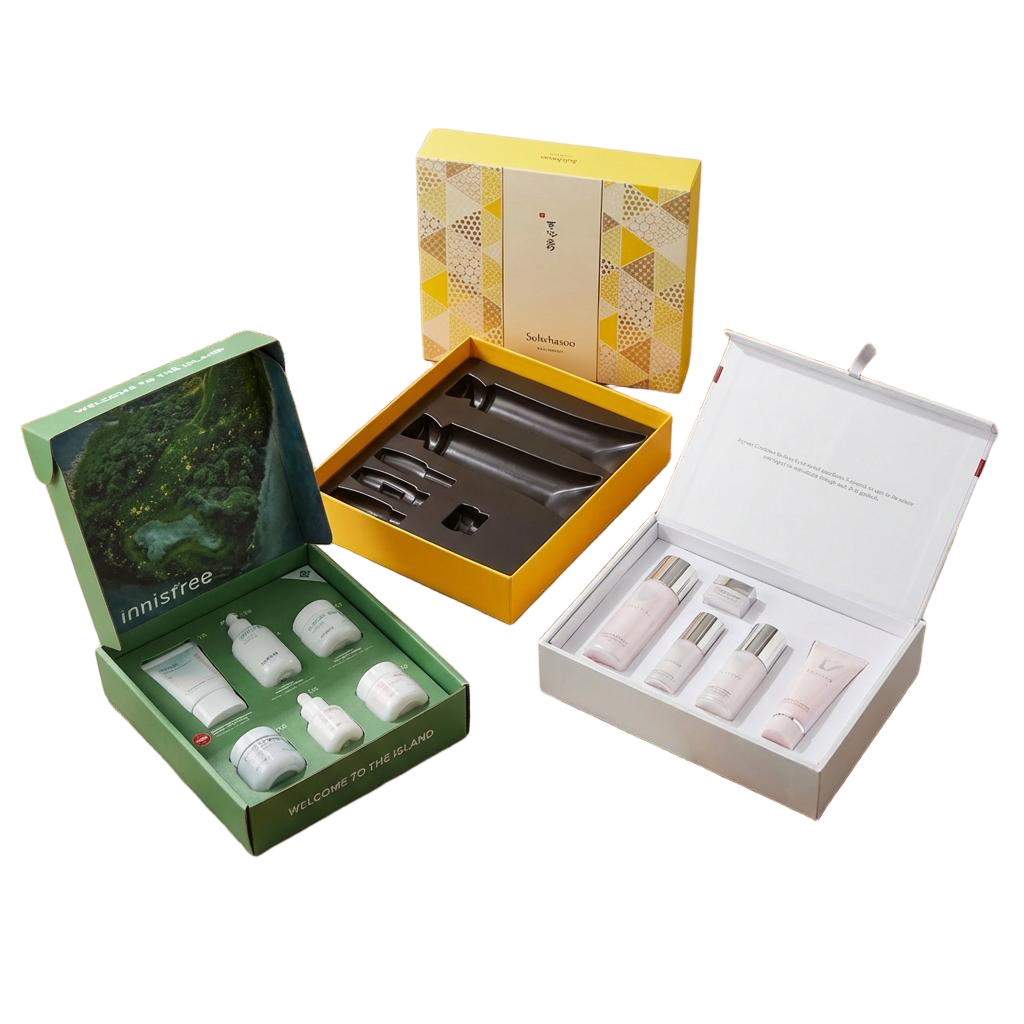 Boîtes personnalisées pour soins de la peau