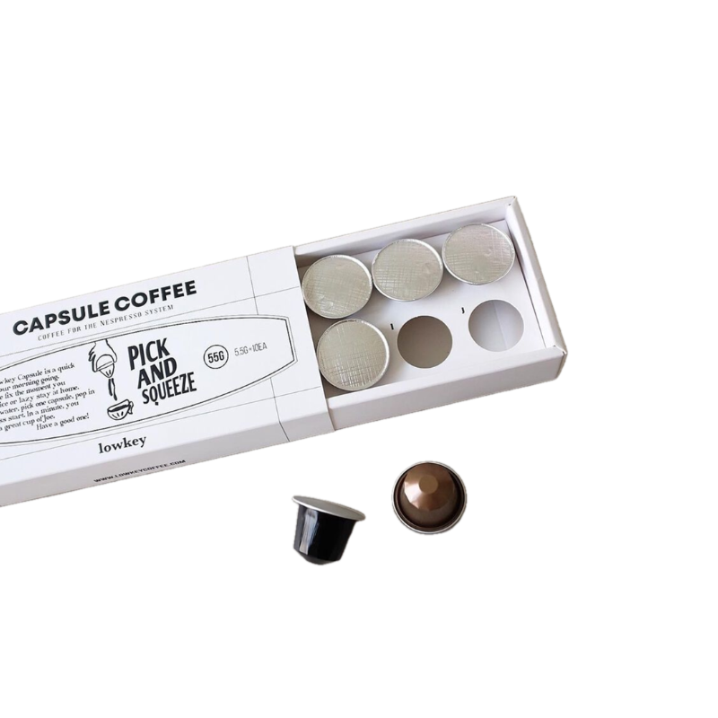 Коробка для кофейных капсул в виде ящика