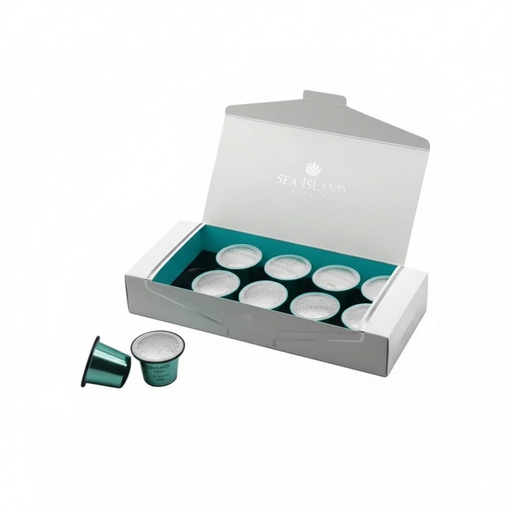 Складная коробка для кофейных капсул