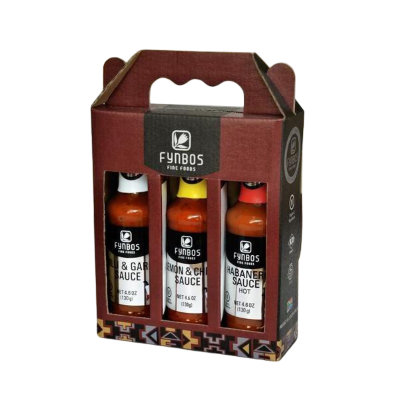 Geschenkbox mit scharfer Soße