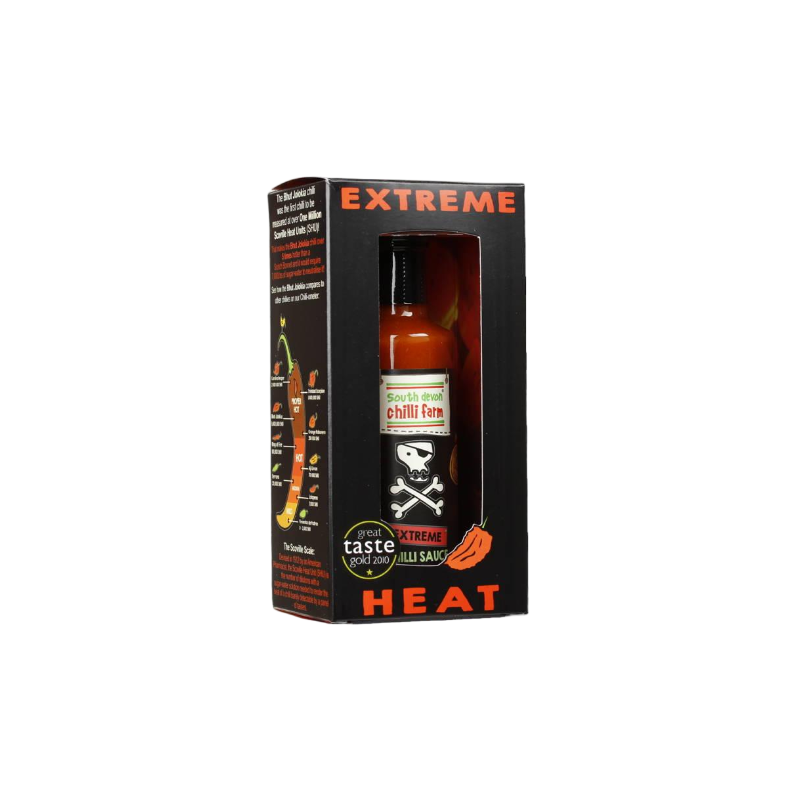 Verpackung für scharfe Soße