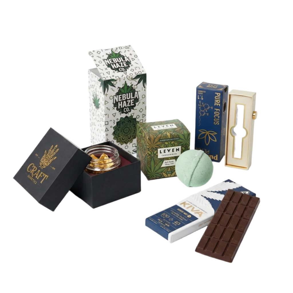 Emballages personnalisés pour le cannabis