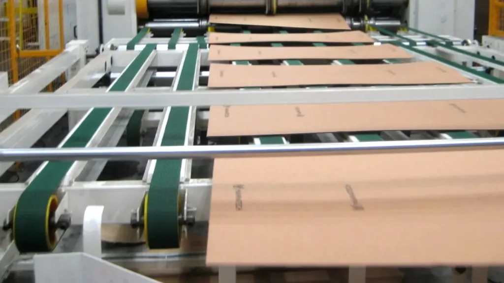 como é feito o papelão ondulado