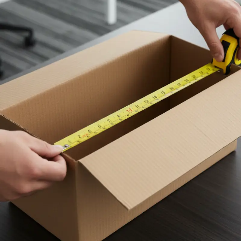 comment mesurer une boîte en carton ondulé