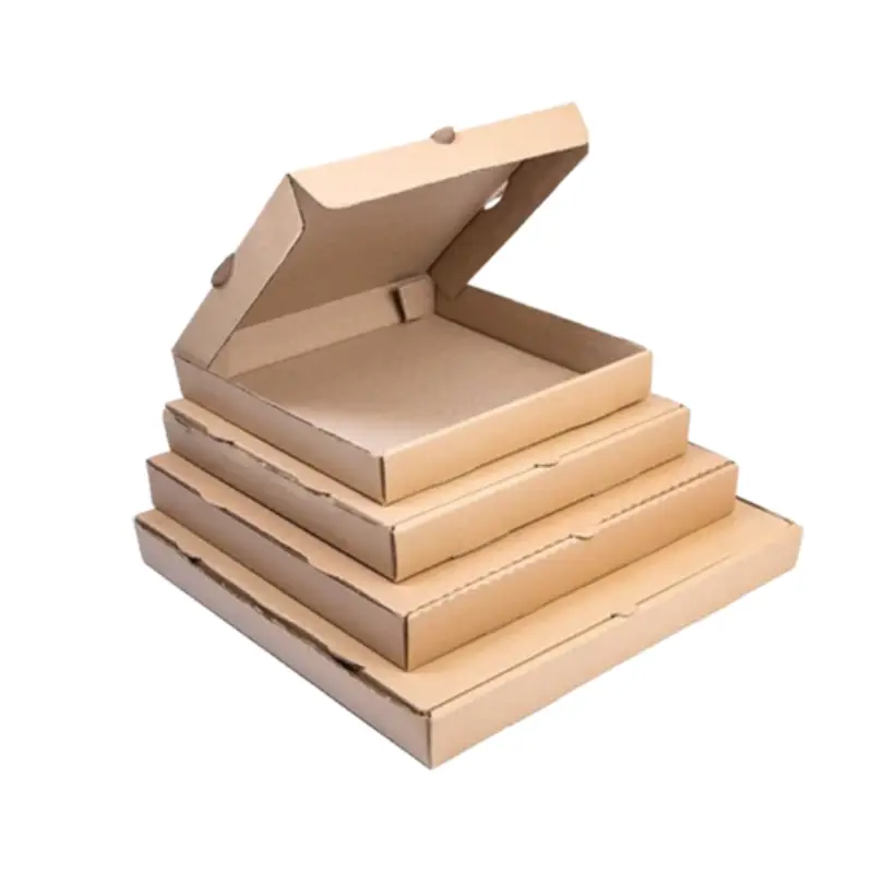 plain corrugated pizza box