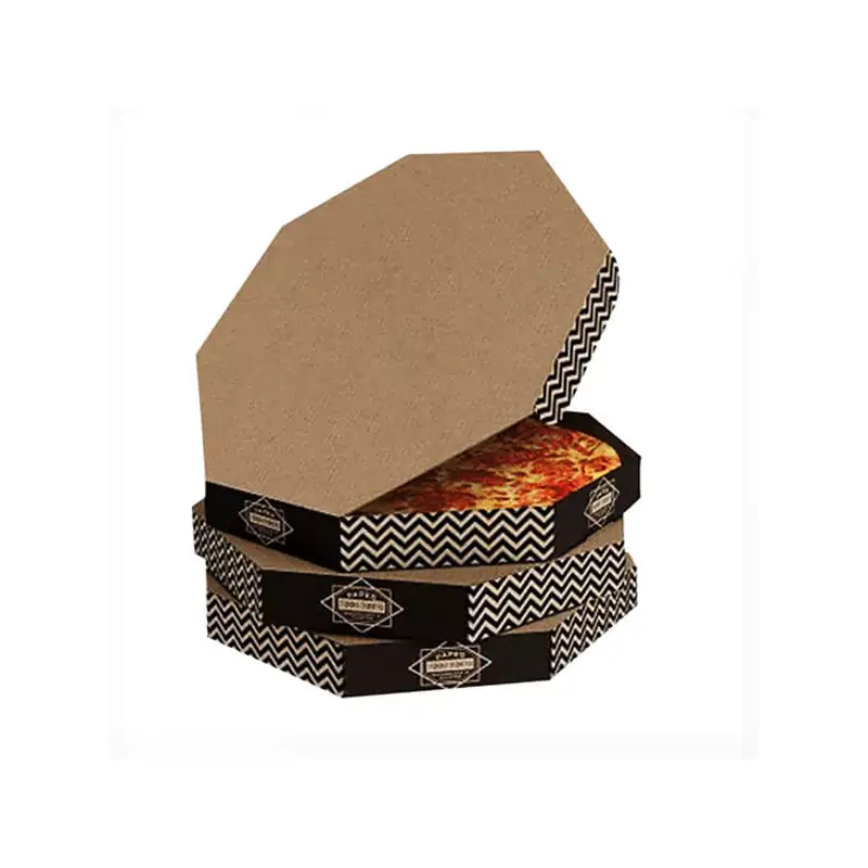 round corrugated pizza box