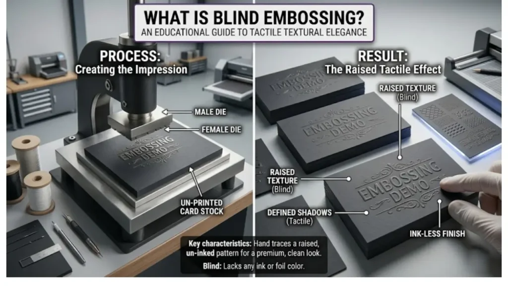 Was ist eine Blindprägung?