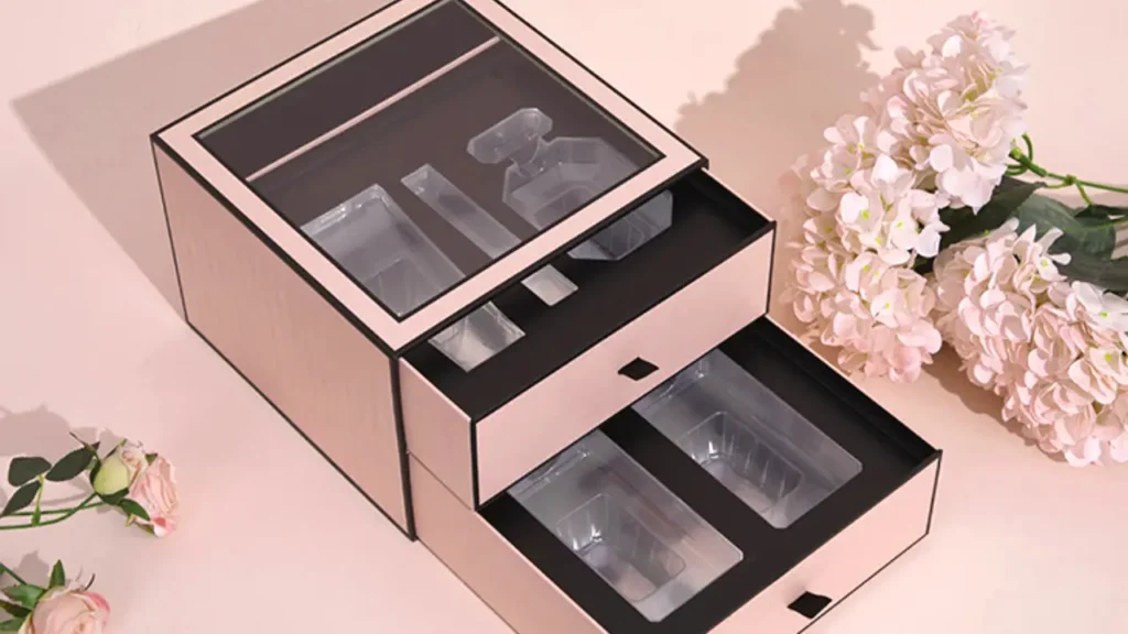 двухслойная парфюмерная коробка
