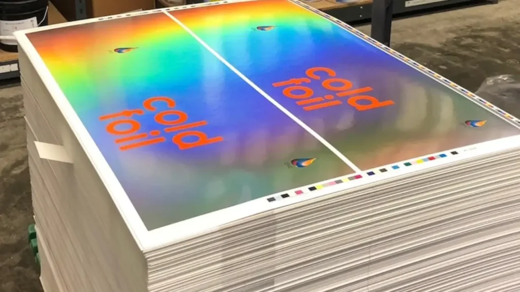 holographic foil stamping process
