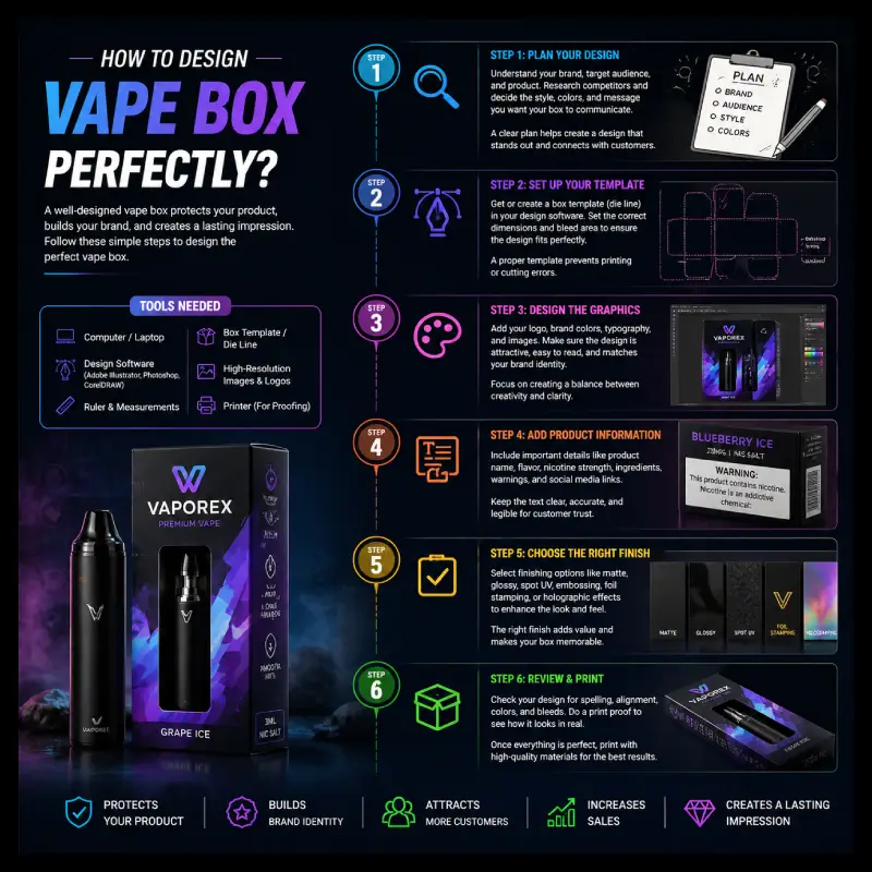 كيفية تصميم صندوق vape