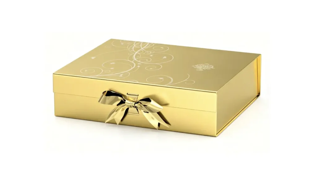 роскошные магнитные закрытия чемодан парик упаковки