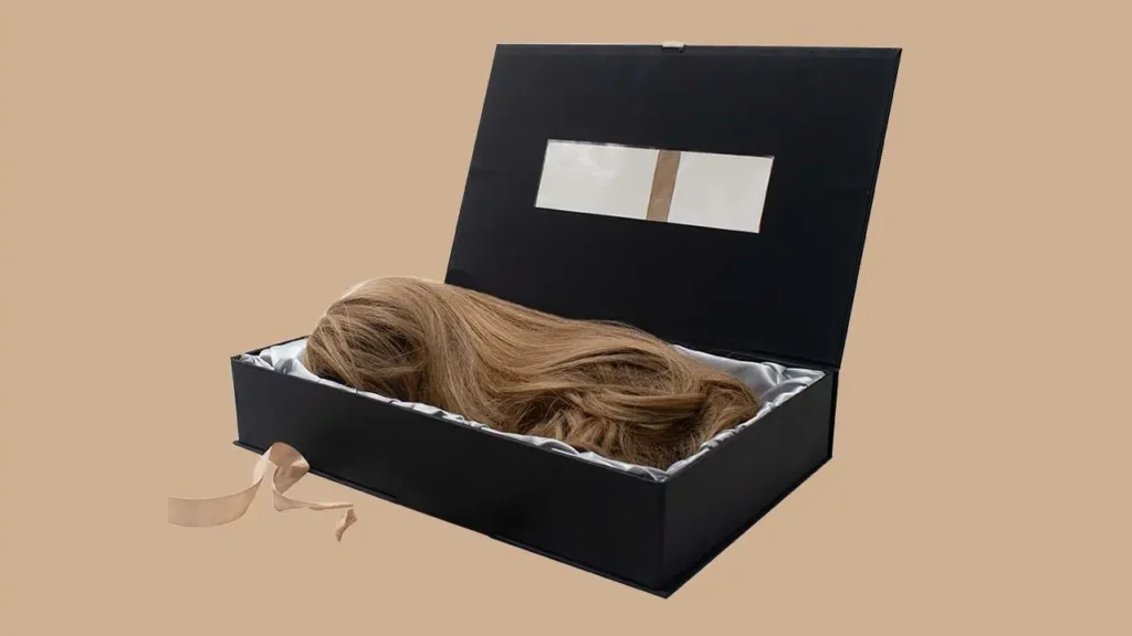 магнитная крышка парик упаковка коробка