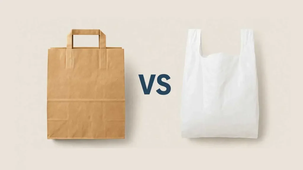 embalagens de papel x plástico