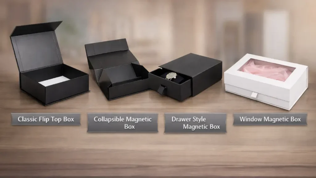types of magnetic boxes