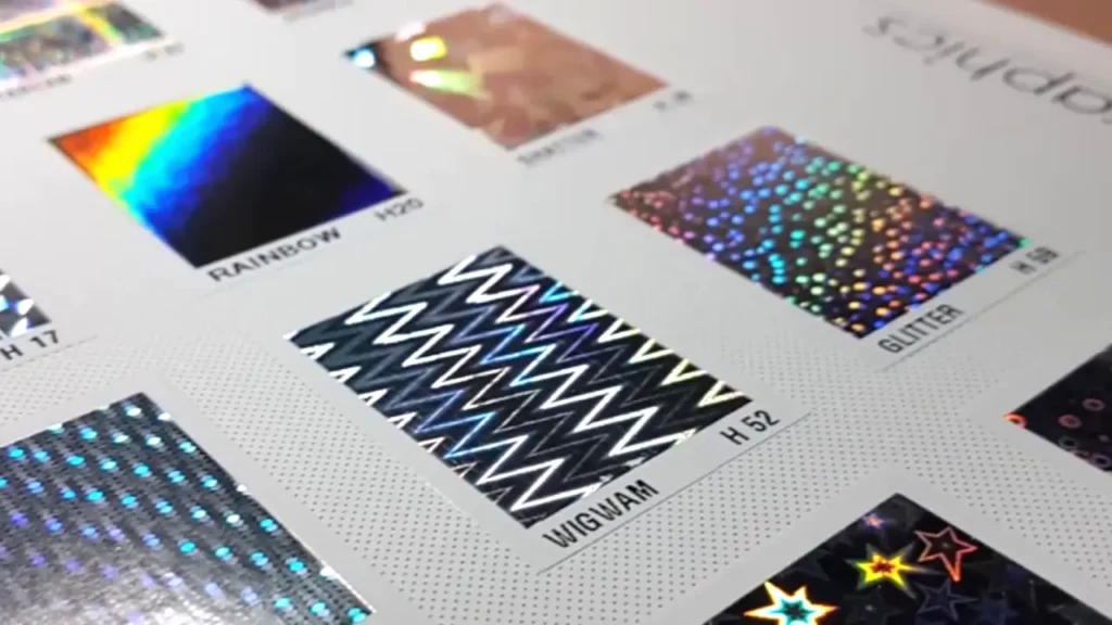 what is holographic foil stamping