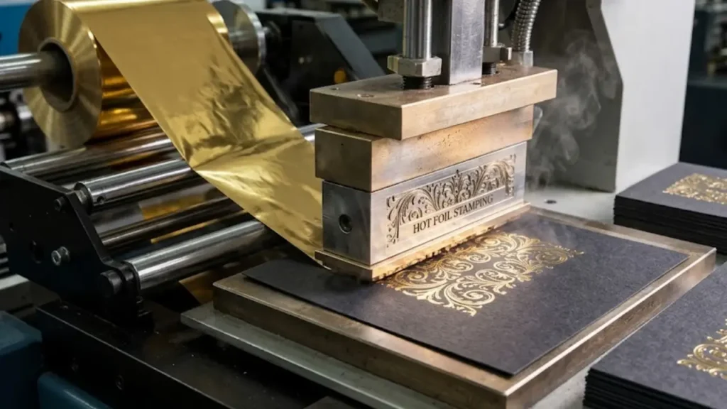 o que é hot foil stamping