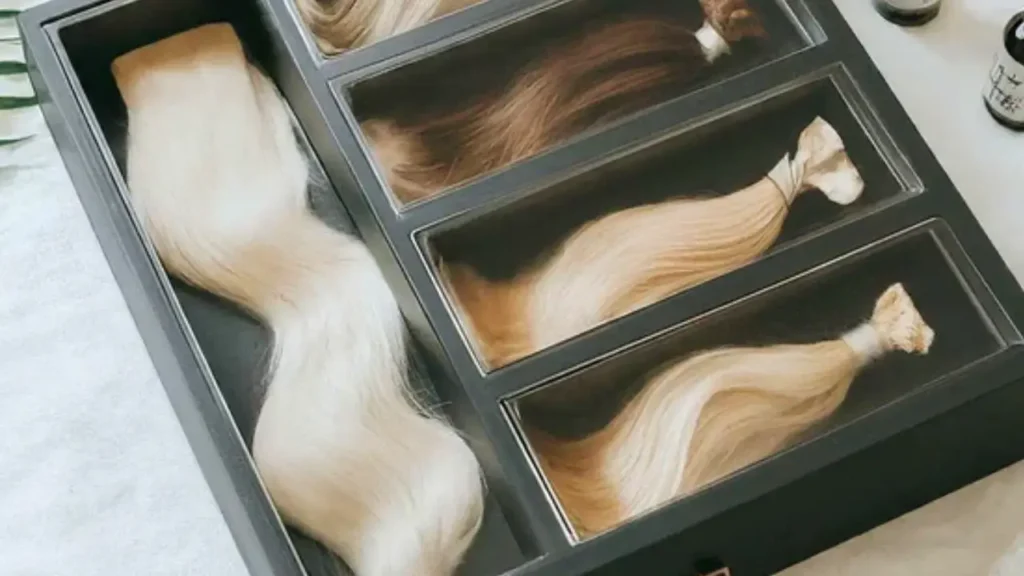 парик коробка упаковка