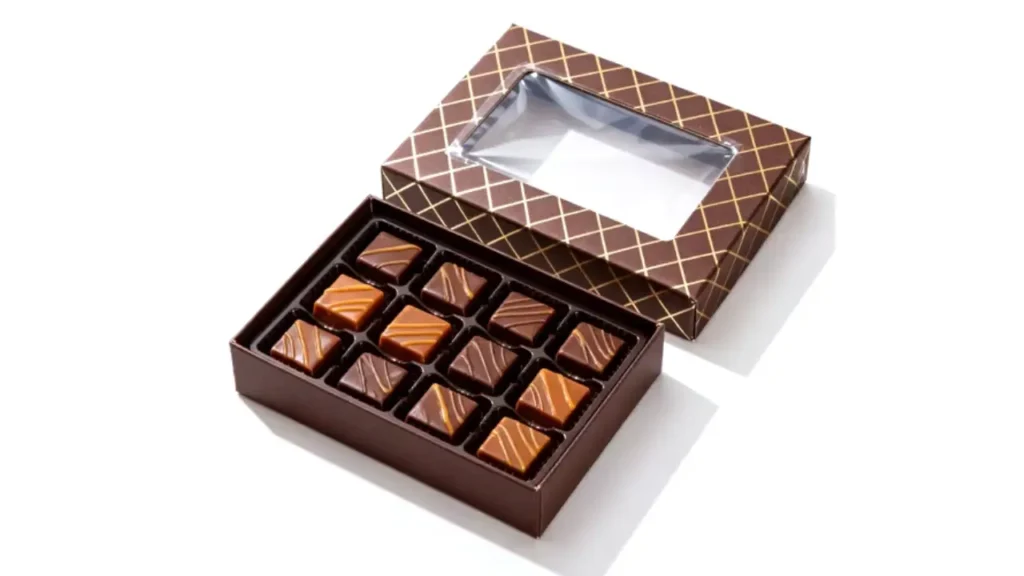 windowed chocolate packaging