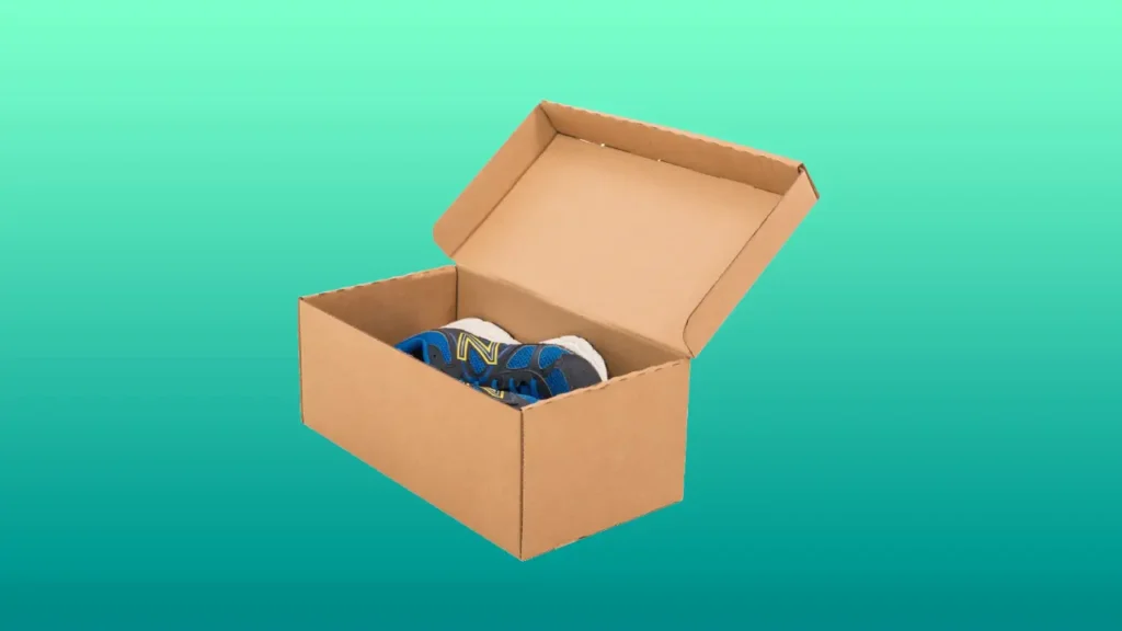 corrugated cardboard shoe boxes