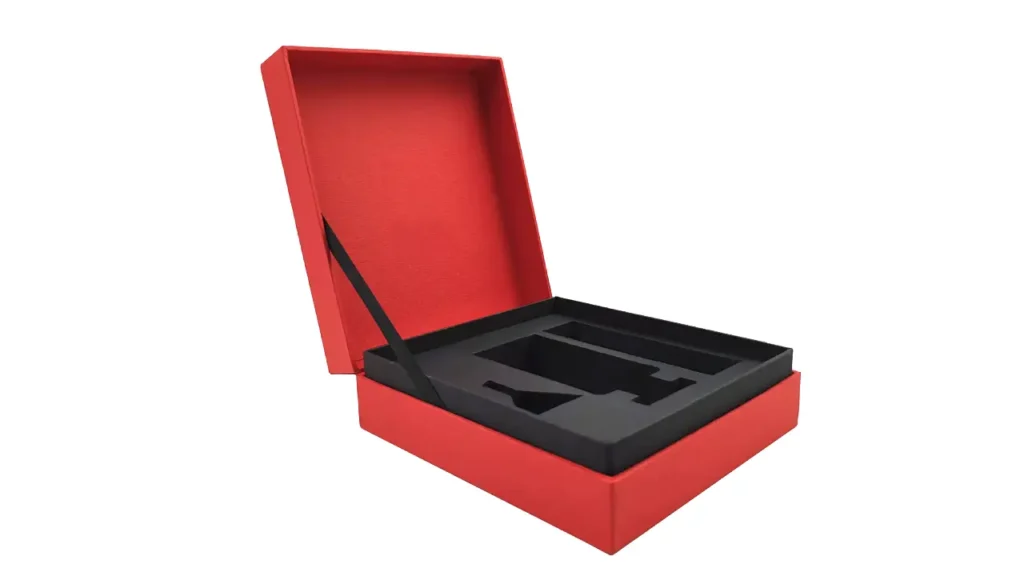 hinged lid perfume box
