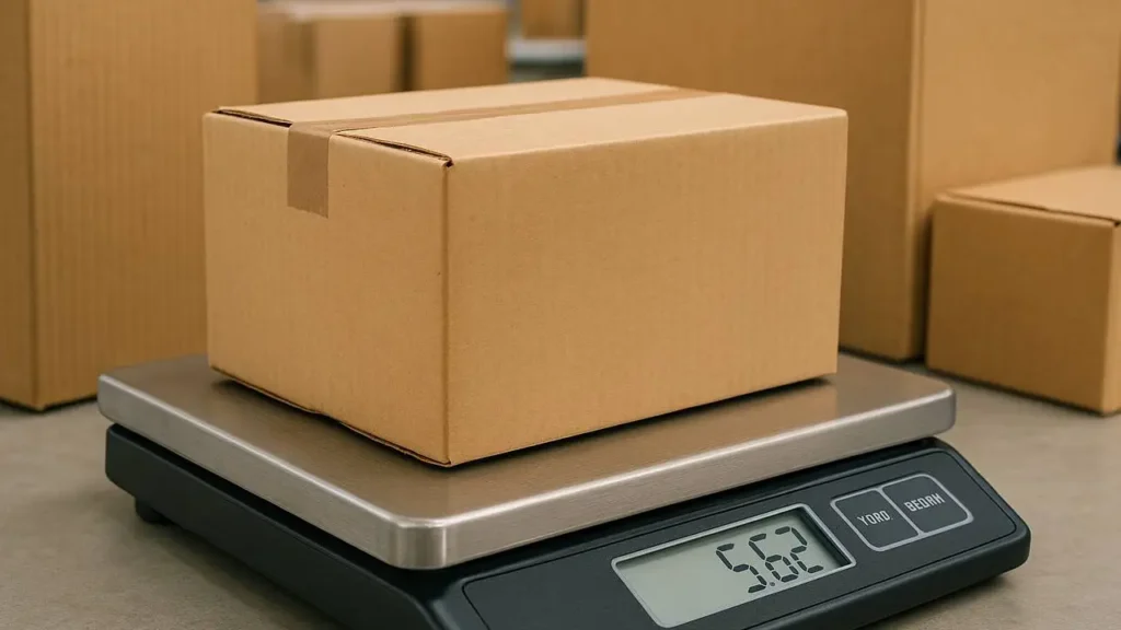 how much does a paperboard box weigh