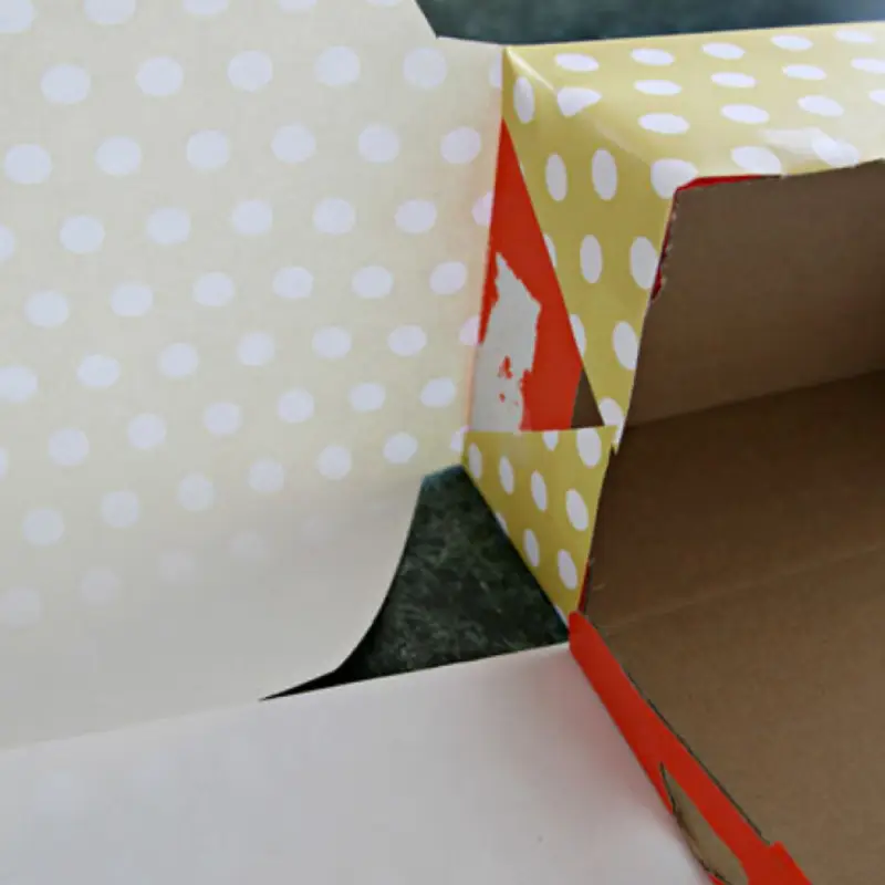 how to wrap shoe boxes